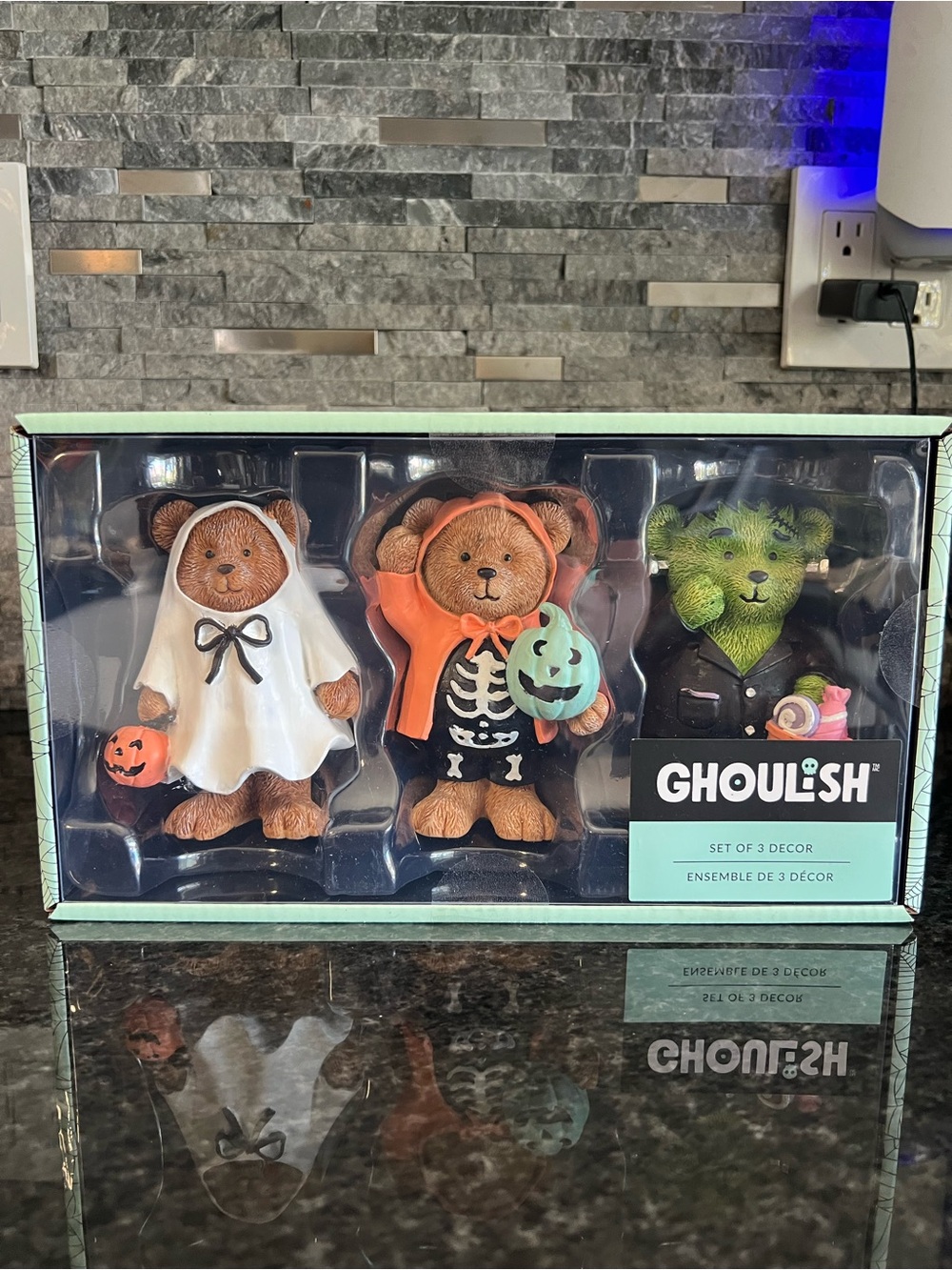 GHOULISH 3 Piece Trick or Treating Bears…SO CUTE!!